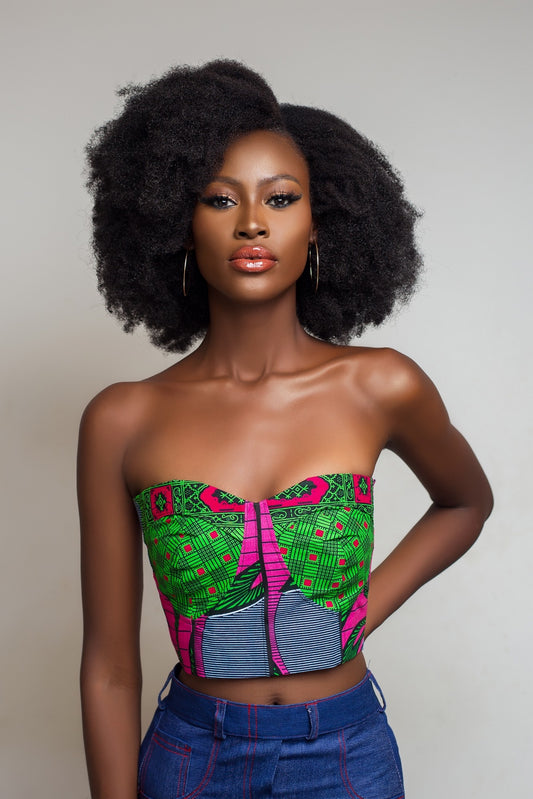 Pink papayeasa crop top-FREE STANDARD SHIPPING