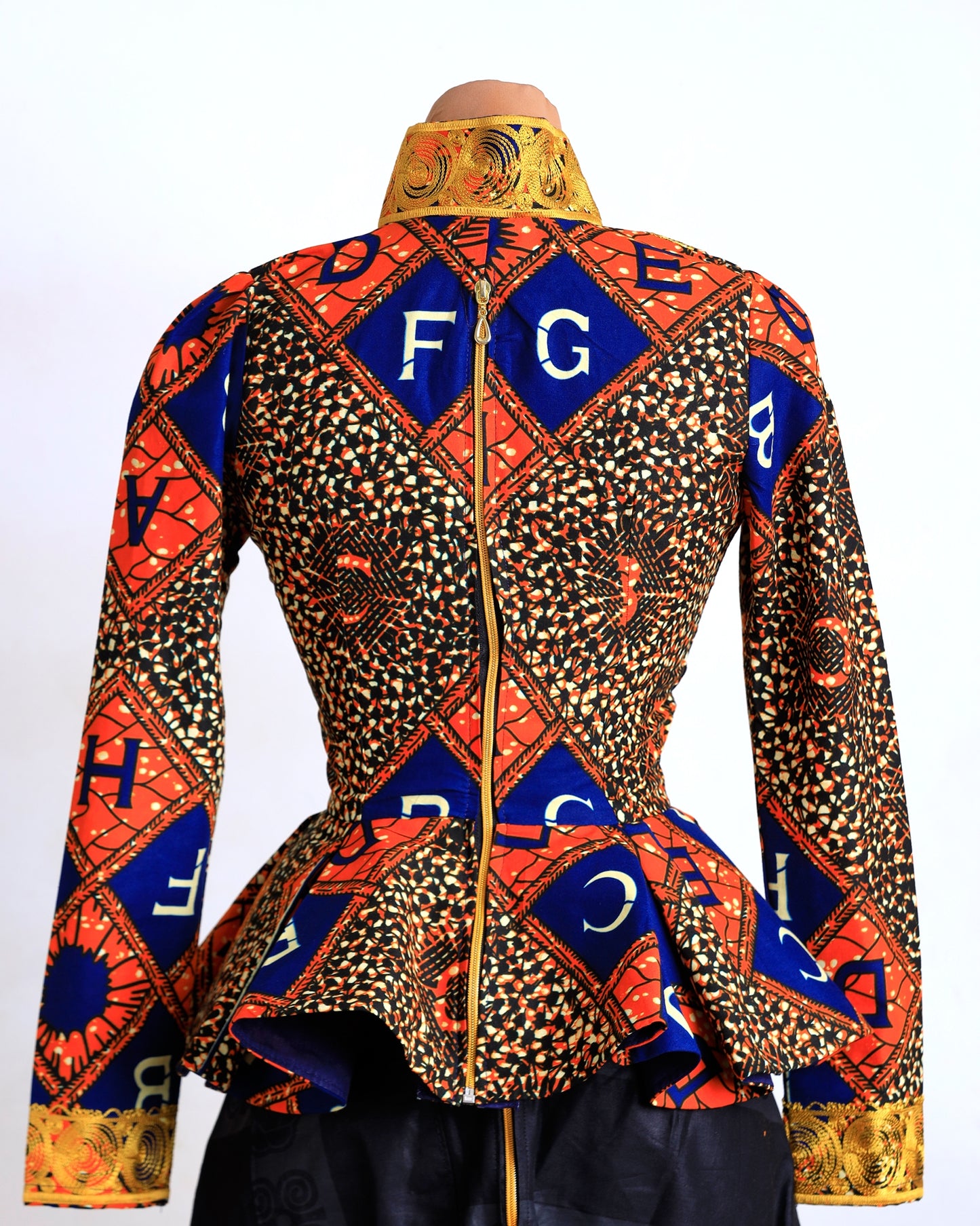 Sansa Embroidered Peplum Blouse