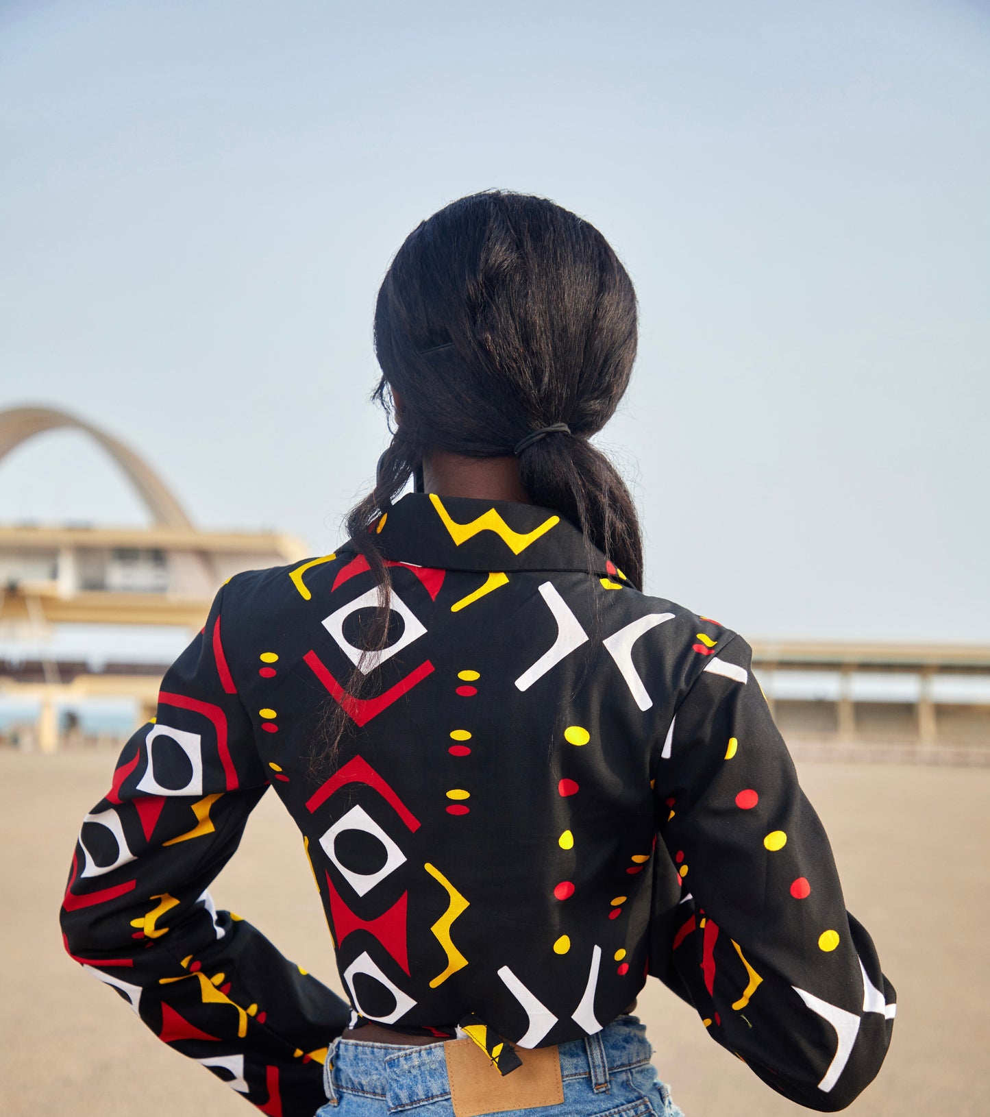 Phoenix Cropped Wrap Jacket